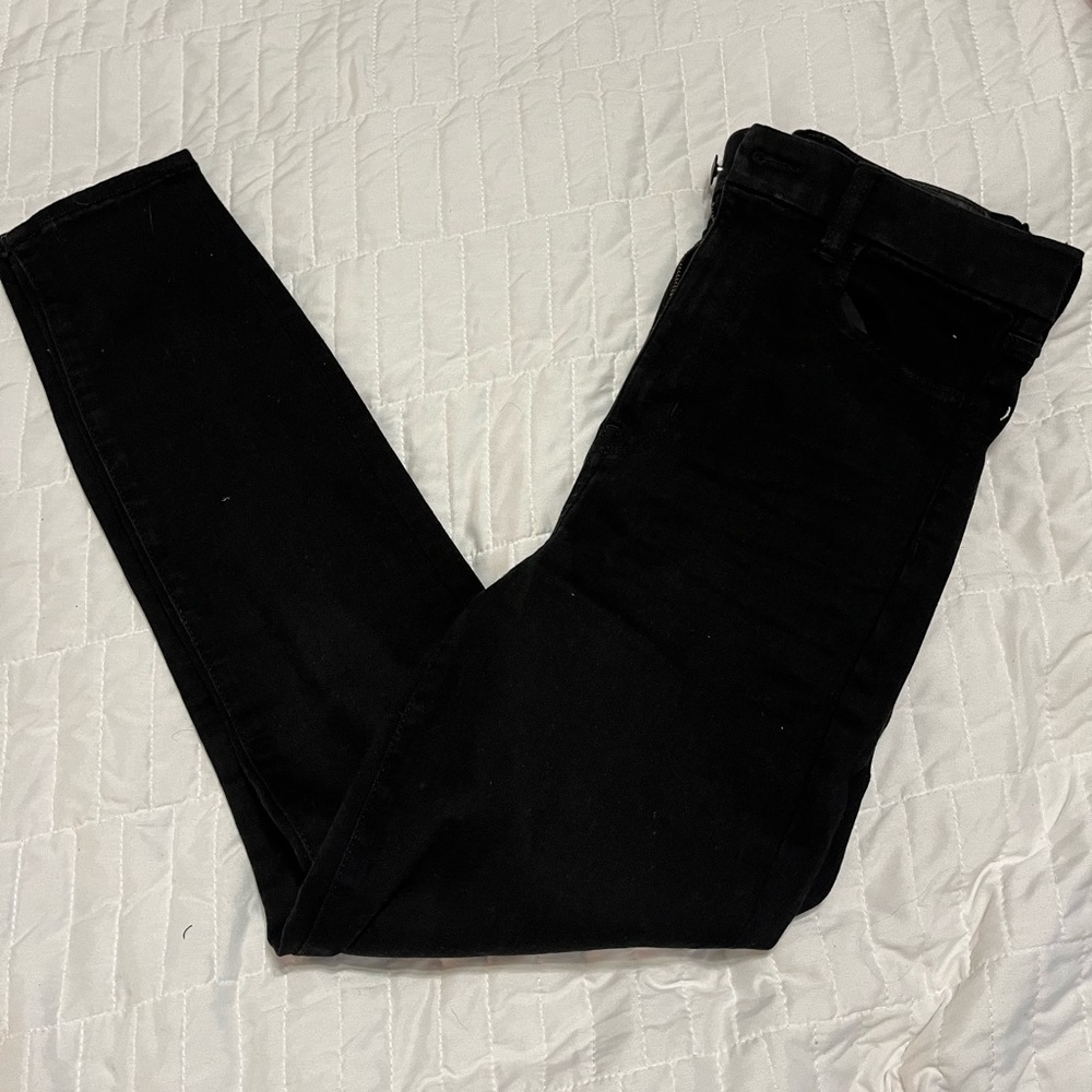 American Eagle black jeggings size 6 short
